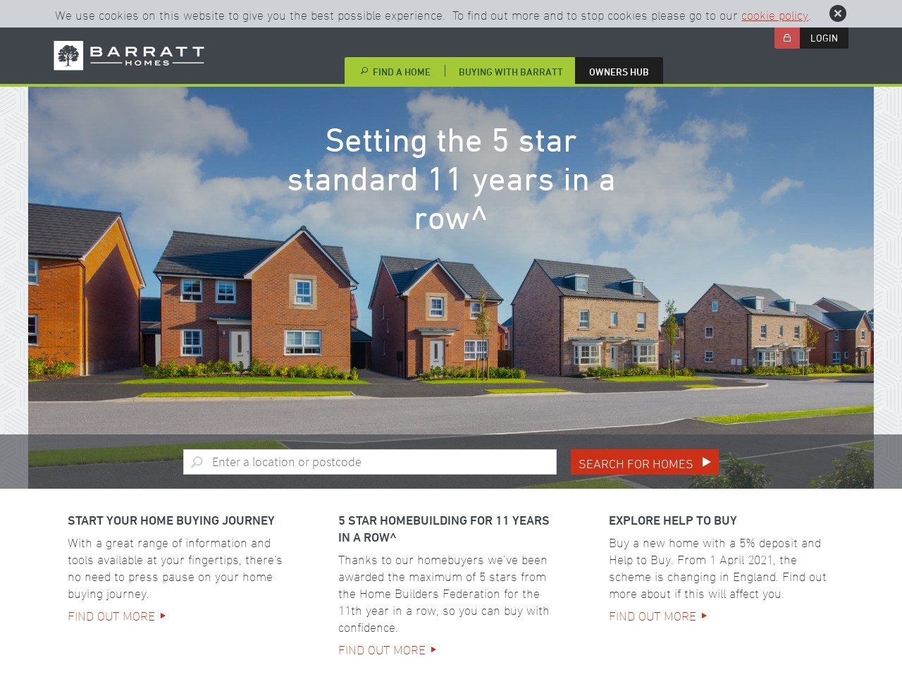 Barratt Homes The Property Pages