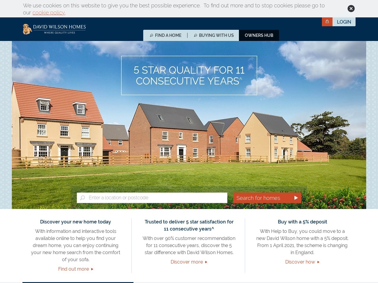 David Wilson Homes | The Property Pages