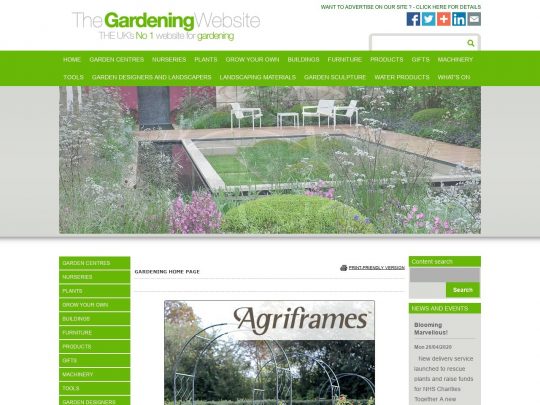 The Gardening Website